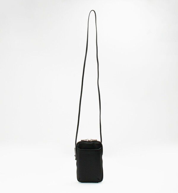 BEAUTY&YOUTH UNITED ARROWS「レザー ジップスリム ウォレットショルダー」|財布|