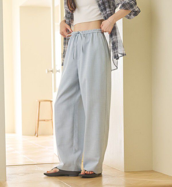 BEAUTY&YOUTH UNITED ARROWS「リネンライク ライトイージーパンツ ウォッシャブル 防シワ」|その他|
