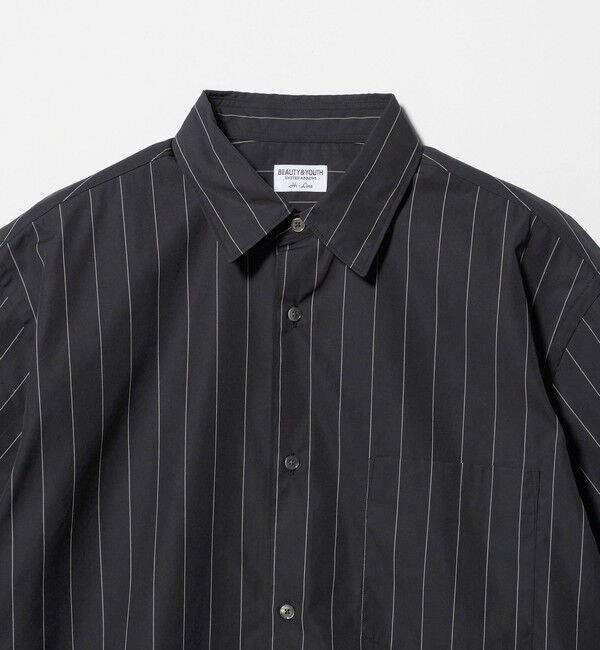 BEAUTY&YOUTH UNITED ARROWS「HI-LINE 120/2 ブロード レギュラー ショートスリーブ シャツ」|シャツ・ブラウス|