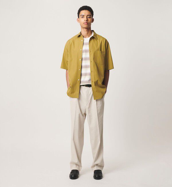 BEAUTY&YOUTH UNITED ARROWS「HI-LINE 120/2 ブロード レギュラー ショートスリーブ シャツ」|シャツ・ブラウス|