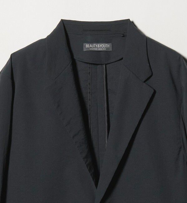 BEAUTY&YOUTH UNITED ARROWS「MIXTURE ナイロン コンフォート ジャケット ヨコストレッチ 撥水機能 ウォッシャブル セットアップ対応」|テーラードジャケット|