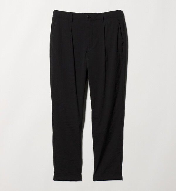 BEAUTY&YOUTH UNITED ARROWS「MIXTURE ナイロン 1プリーツ テーパード パンツ NO.5 ヨコストレッチ 撥水機能 ウォッシャブル セットアッ」|チノ|
