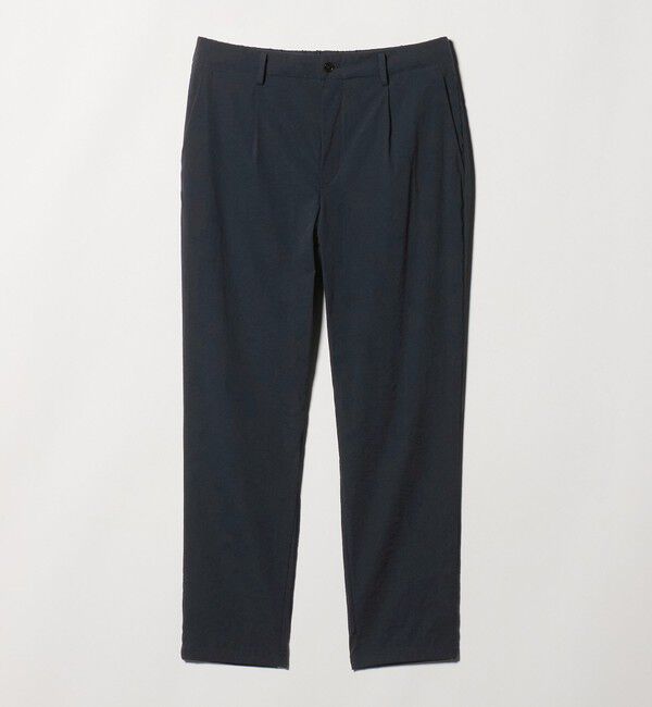 BEAUTY&YOUTH UNITED ARROWS「MIXTURE ナイロン 1プリーツ テーパード パンツ NO.5 ヨコストレッチ 撥水機能 ウォッシャブル セットアッ」|チノ|