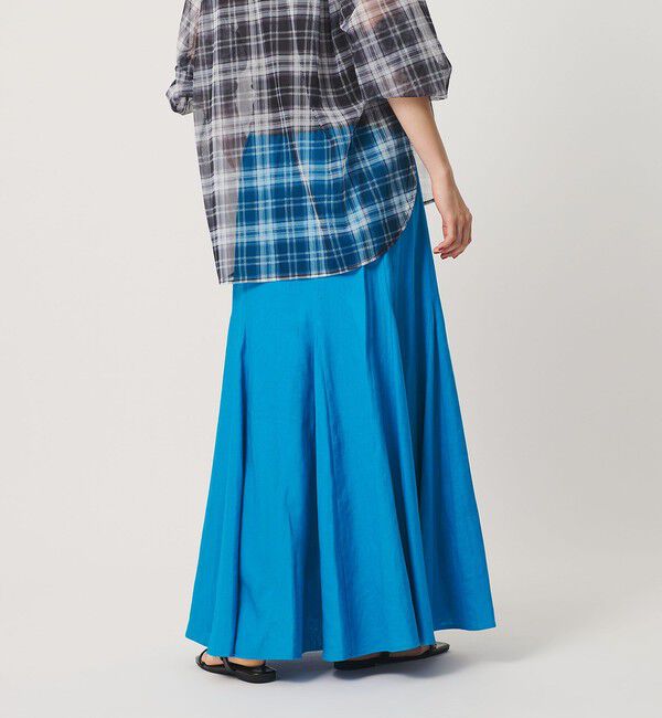 BEAUTY&YOUTH UNITED ARROWS「【WEB限定】麻ブレンド フレアロングスカート ウォッシャブル」|フレア|