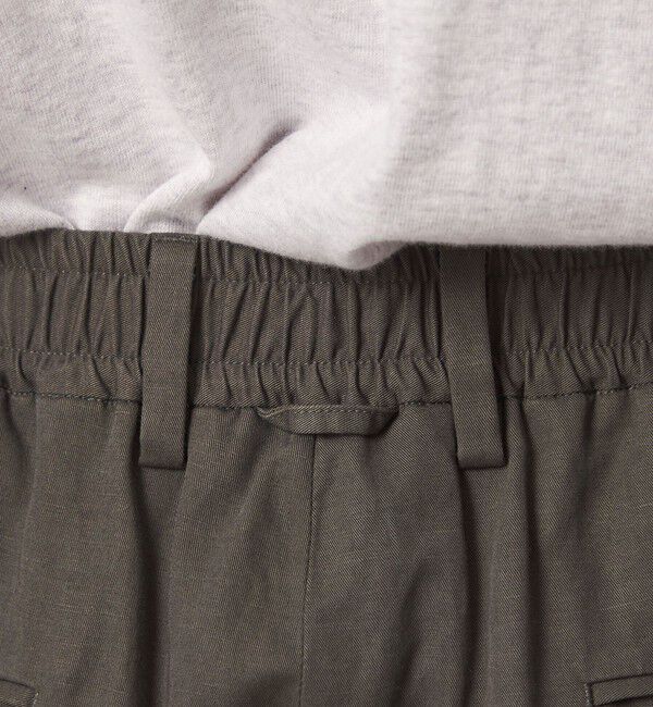 STEVEN ALAN「＜Steven Alan＞ コットン/リネン イン ツープリーツ ドレス トラウザーズ ハーフイージー II」|スラックス|