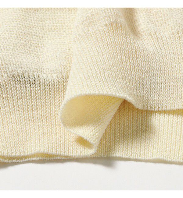 BEAMS PLUS「Zip Knit Polo Stripe」|ポロシャツ|
