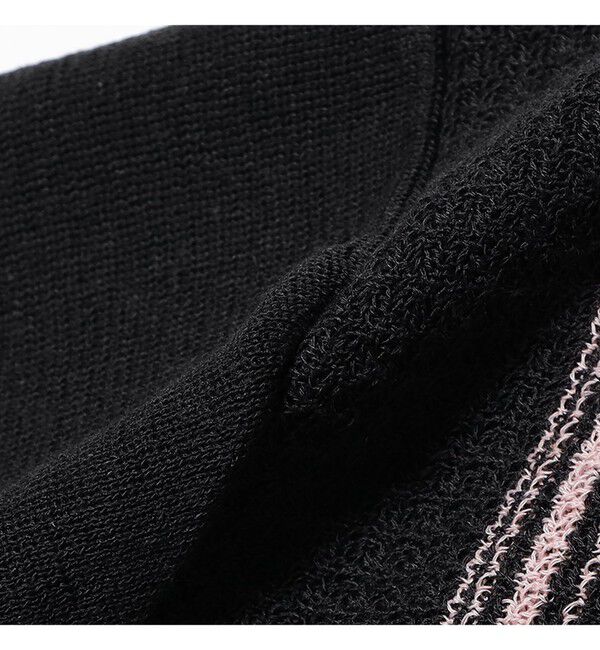 BEAMS PLUS「Zip Knit Polo Stripe」|ポロシャツ|