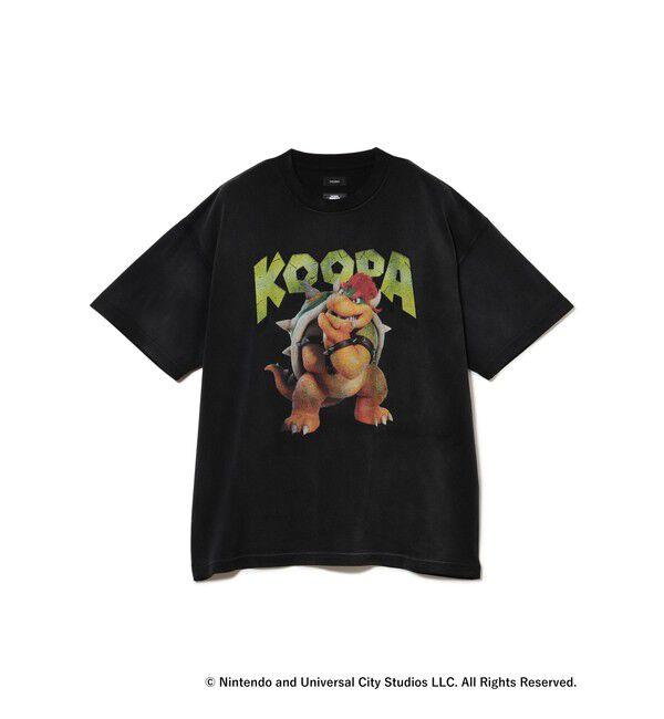 BEAMS「ザ・スーパーマリオギャラクシー・ムービー / KOOPA TEE」|Tシャツ・カットソー|FADE_BLACK