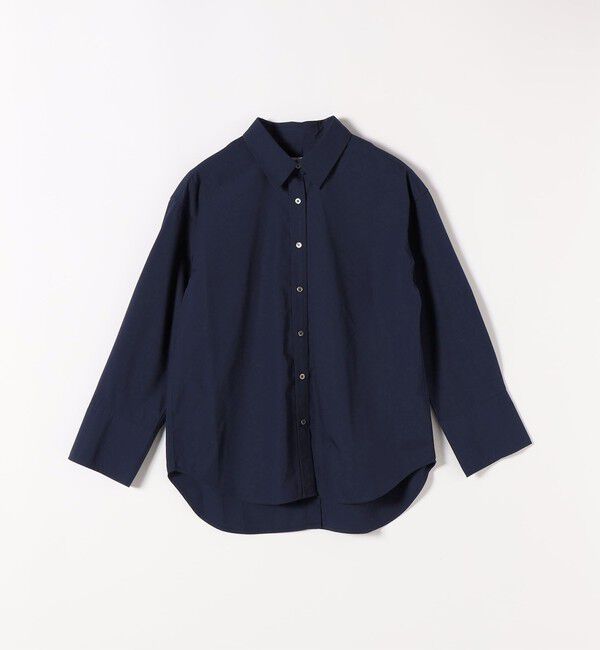 quaranciel「《予約》quaranciel:〈UVカット/洗濯機可能〉UNITO plus バック スリット ビッグ レギュラー シャツ」|シャツ・ブラウス|