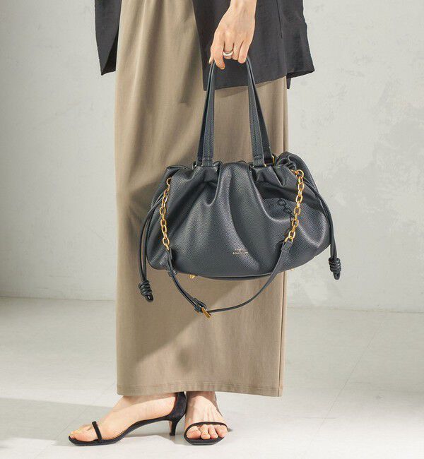 SHIPS for women「《予約》【WEB限定】George Cinq: DRAWSTRING BAG（L）」|ショルダー・メッセンジャー|