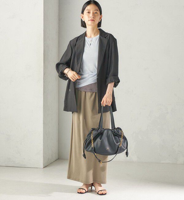 SHIPS for women「《予約》【WEB限定】George Cinq: DRAWSTRING BAG（L）」|ショルダー・メッセンジャー|