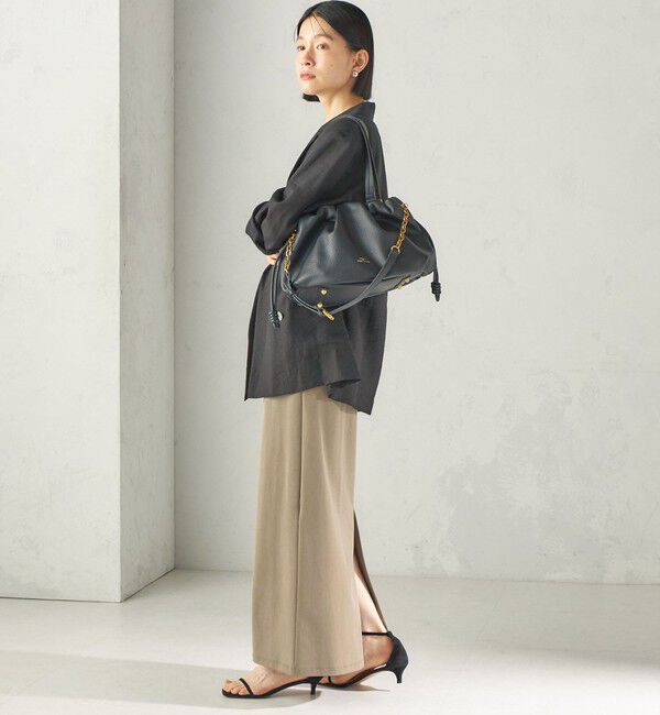 SHIPS for women「《予約》【WEB限定】George Cinq: DRAWSTRING BAG（L）」|ショルダー・メッセンジャー|