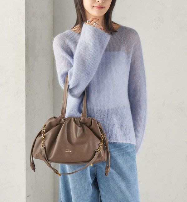 SHIPS for women「《予約》【WEB限定】George Cinq: DRAWSTRING BAG（L）」|ショルダー・メッセンジャー|