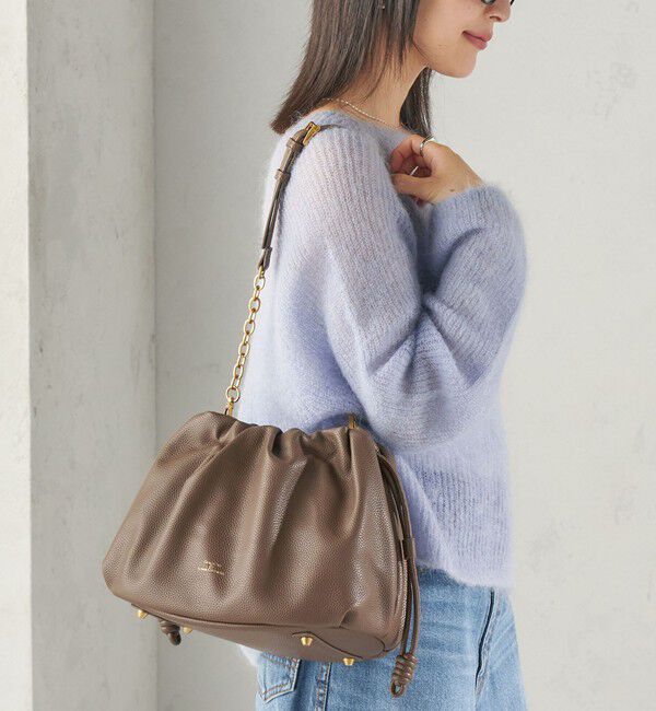 SHIPS for women「《予約》【WEB限定】George Cinq: DRAWSTRING BAG（L）」|ショルダー・メッセンジャー|