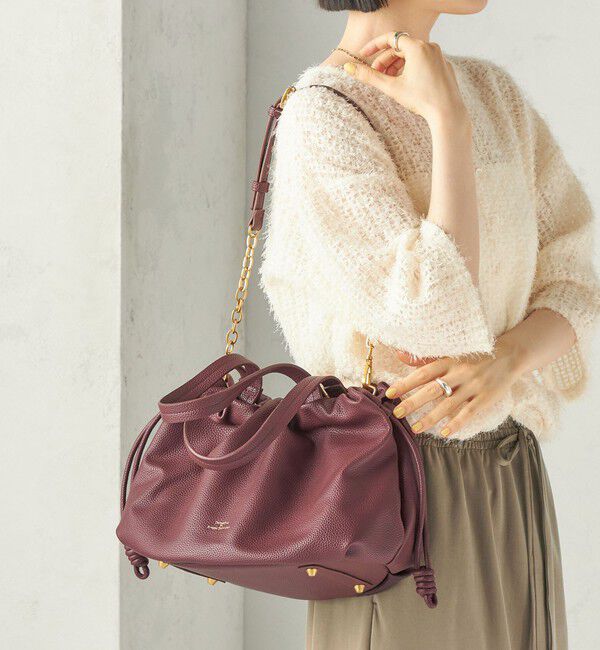 SHIPS for women「《予約》【WEB限定】George Cinq: DRAWSTRING BAG（L）」|ショルダー・メッセンジャー|