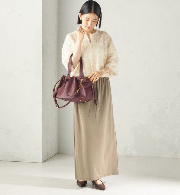 SHIPS for women「《予約》【WEB限定】George Cinq: DRAWSTRING BAG（L）」|ショルダー・メッセンジャー|