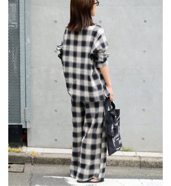 OUTDOOR PRODUCTS Usual Things「PLAIDパターンオープンカラーシャツ」|シャツ・ブラウス|
