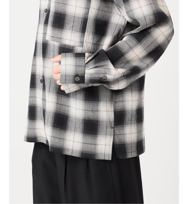 OUTDOOR PRODUCTS Usual Things「PLAIDパターンオープンカラーシャツ」|シャツ・ブラウス|