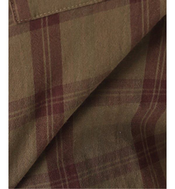OUTDOOR PRODUCTS Usual Things「PLAIDパターンオープンカラーシャツ」|シャツ・ブラウス|