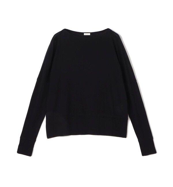 GALERIE VIE「ガーゼフライスジャージー ボートネックプルオーバー」|Tシャツ・カットソー|69 ネイビー