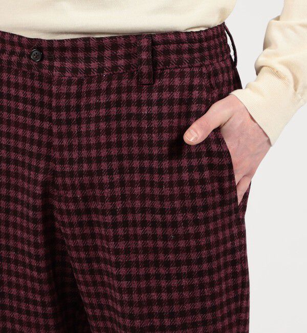 TOMORROWLAND BUYING WEAR「PT TRINO Rebel Fit ウールシルクリネン ノープリーツスラックス」|スラックス|