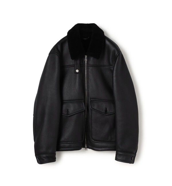 TOMORROWLAND MENS「【別注】EMMETI LORENZO ムートンブルゾン」|ブルゾン・スタジャン|19 ブラック
