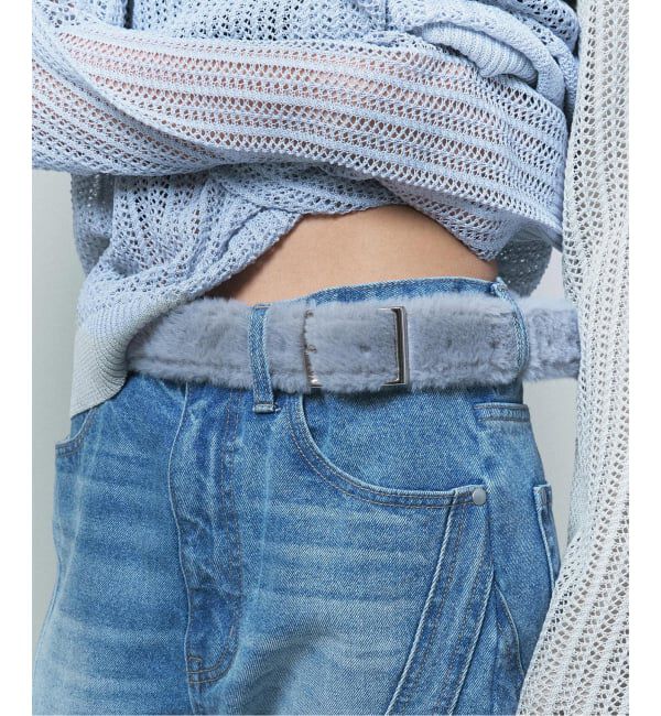 JOINT WORKS「NOCTO ARCHIVE/ノクト アーカイブ  Faux Fur Belt」|ベルト|