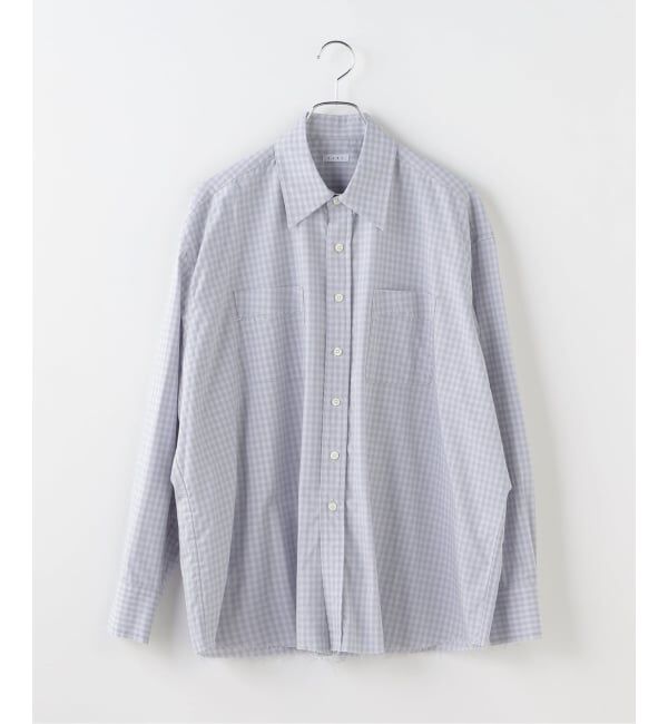 JOINT WORKS「Name./ネーム T/R CHECK REGULAR SHIRT」|シャツ・ブラウス|グレーA