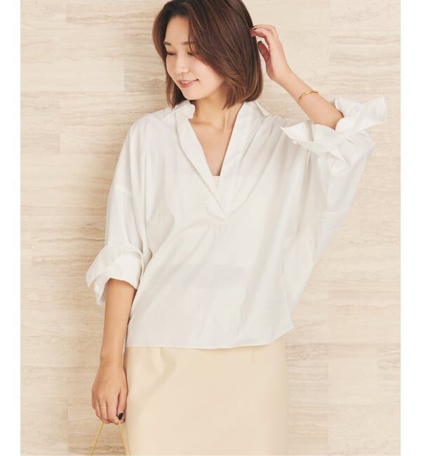 Plage「《追加予約》R&rsquo;IAM フォルムスキッパーシャツ 2」|シャツ・ブラウス|