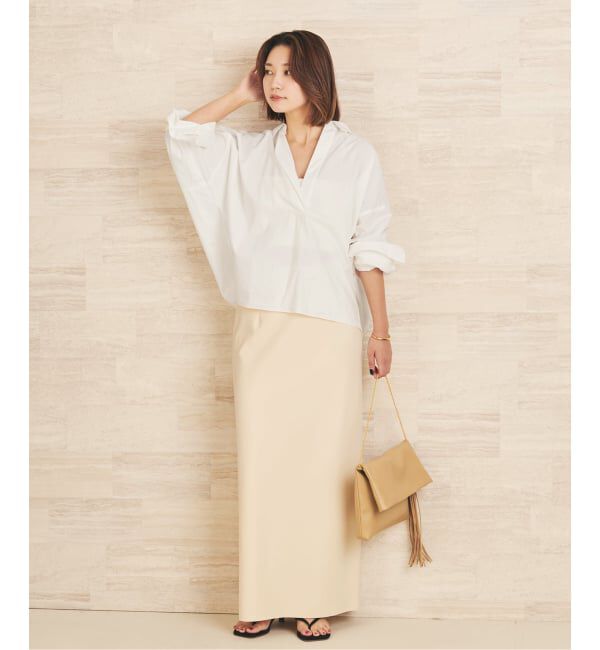 Plage「《追加予約》R&rsquo;IAM フォルムスキッパーシャツ 2」|シャツ・ブラウス|