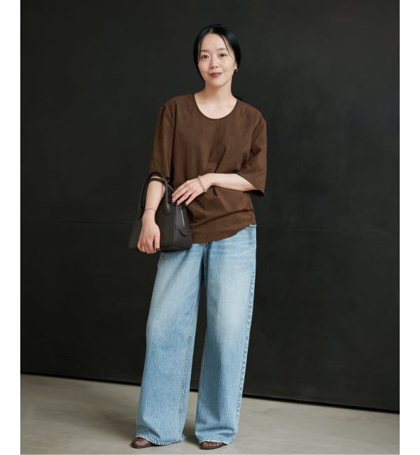 Plage「《予約》R&rsquo;IAM スウェードライクTEE」|Tシャツ・カットソー|
