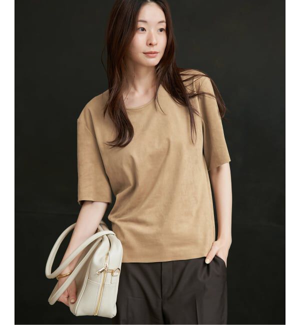 Plage「《予約》R&rsquo;IAM スウェードライクTEE」|Tシャツ・カットソー|