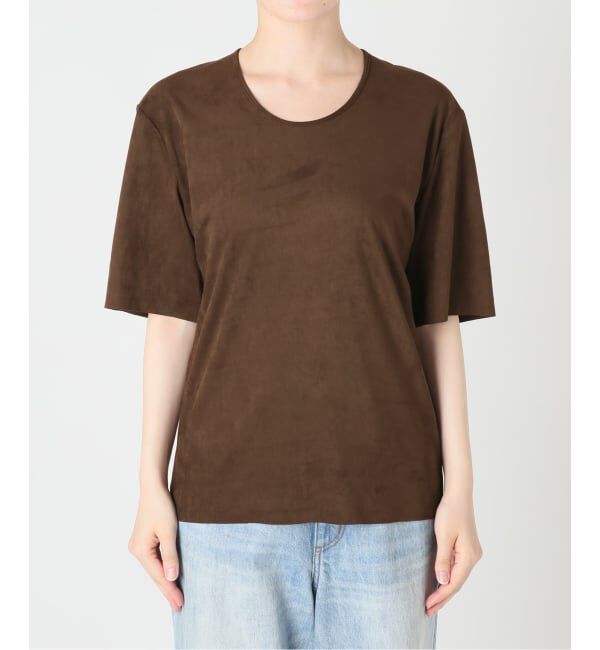 Plage「《予約》R&rsquo;IAM スウェードライクTEE」|Tシャツ・カットソー|