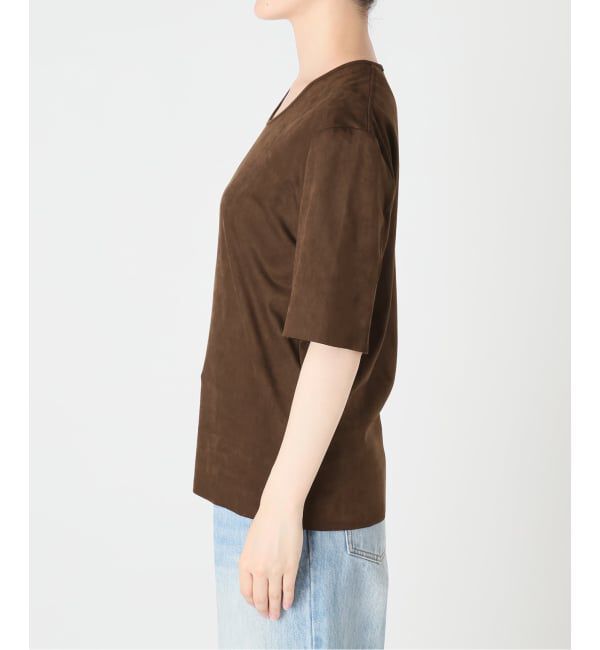 Plage「《予約》R&rsquo;IAM スウェードライクTEE」|Tシャツ・カットソー|