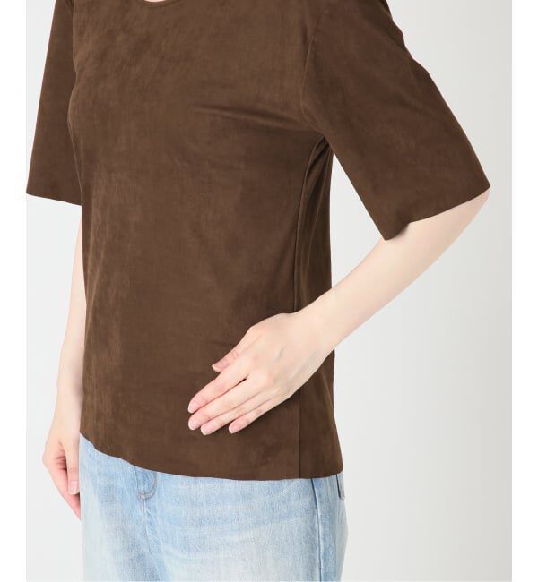 Plage「《予約》R&rsquo;IAM スウェードライクTEE」|Tシャツ・カットソー|