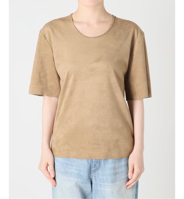 Plage「《予約》R&rsquo;IAM スウェードライクTEE」|Tシャツ・カットソー|