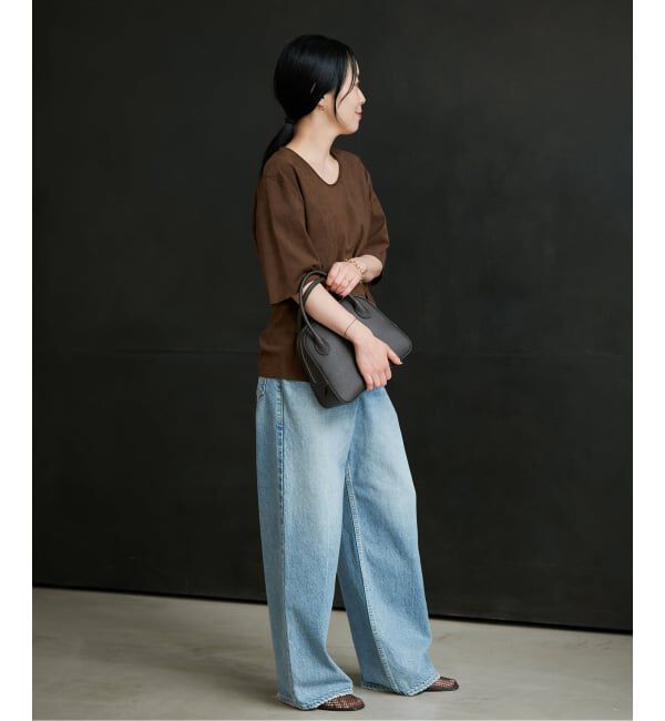 Plage「《予約》R&rsquo;IAM スウェードライクTEE」|Tシャツ・カットソー|
