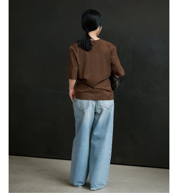 Plage「《予約》R&rsquo;IAM スウェードライクTEE」|Tシャツ・カットソー|