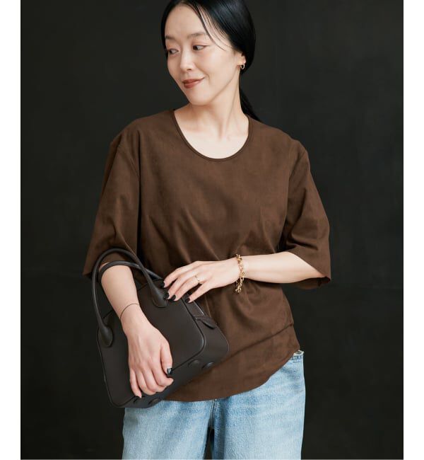 Plage「《予約》R&rsquo;IAM スウェードライクTEE」|Tシャツ・カットソー|