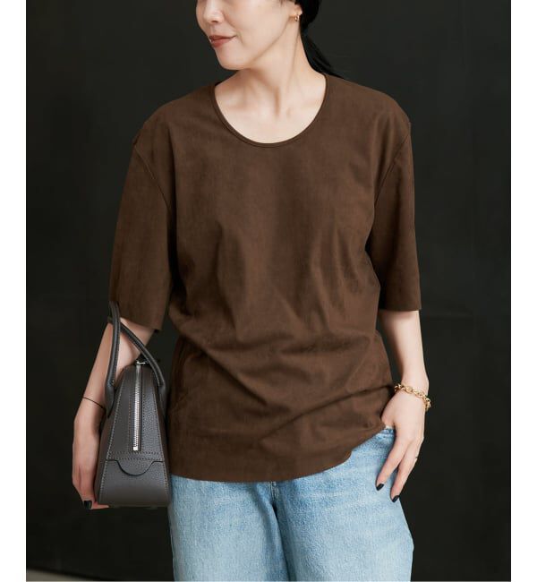 Plage「《予約》R&rsquo;IAM スウェードライクTEE」|Tシャツ・カットソー|