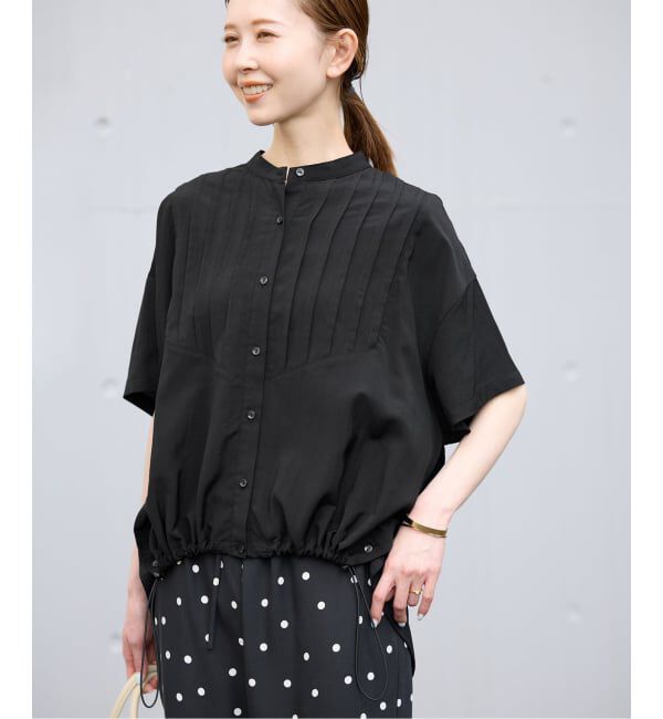 SLOBE IENA「《WEB限定/追加》ピンタックスピンドルブラウス」|シャツ・ブラウス|
