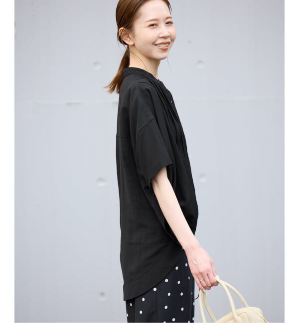 SLOBE IENA「《WEB限定/追加》ピンタックスピンドルブラウス」|シャツ・ブラウス|