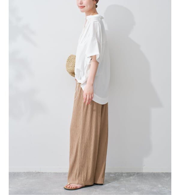 SLOBE IENA「《WEB限定/追加》ピンタックスピンドルブラウス」|シャツ・ブラウス|