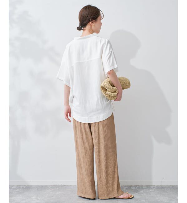 SLOBE IENA「《WEB限定/追加》ピンタックスピンドルブラウス」|シャツ・ブラウス|