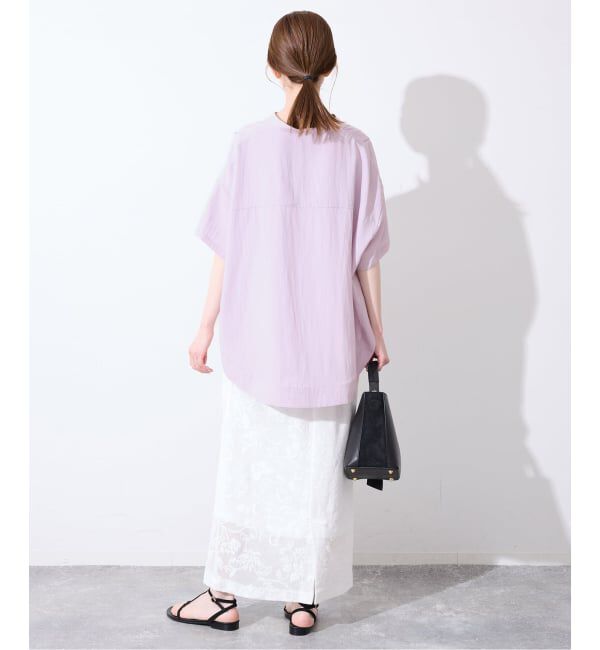 SLOBE IENA「《WEB限定/追加》ピンタックスピンドルブラウス」|シャツ・ブラウス|