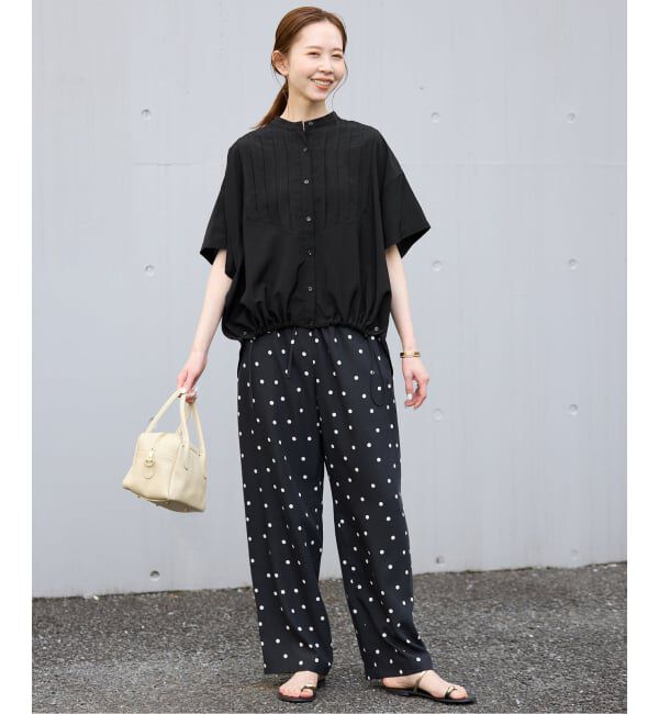 SLOBE IENA「《WEB限定/追加》ピンタックスピンドルブラウス」|シャツ・ブラウス|