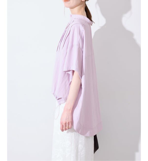 SLOBE IENA「《WEB限定/追加》ピンタックスピンドルブラウス」|シャツ・ブラウス|