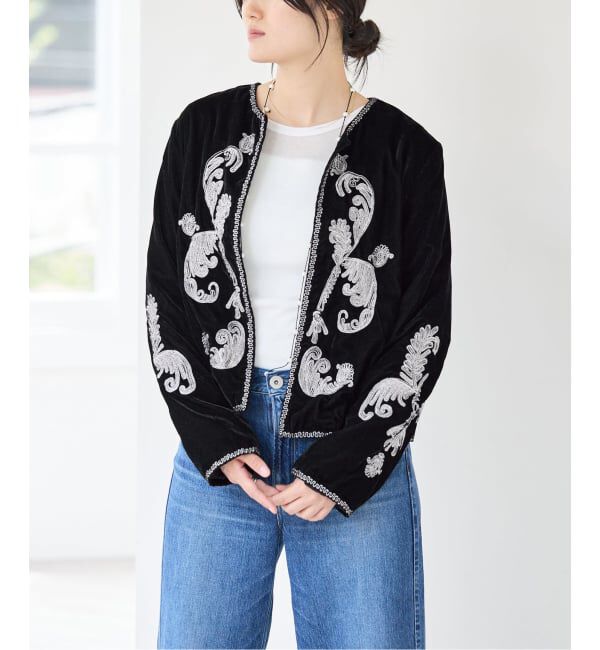 IENA「《予約》COUTURE D'ADAM/クチュールドアダム Velvet Embroidery JK 26AW-200」|その他|