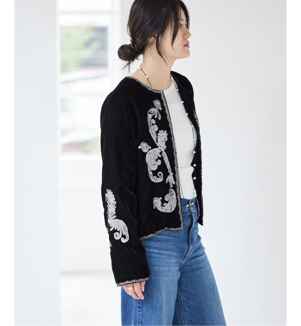 IENA「《予約》COUTURE D'ADAM/クチュールドアダム Velvet Embroidery JK 26AW-200」|その他|
