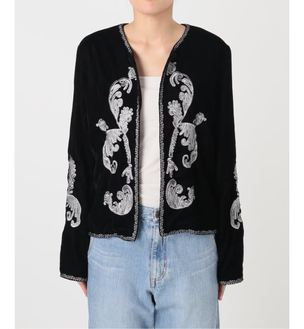 IENA「《予約》COUTURE D'ADAM/クチュールドアダム Velvet Embroidery JK 26AW-200」|その他|